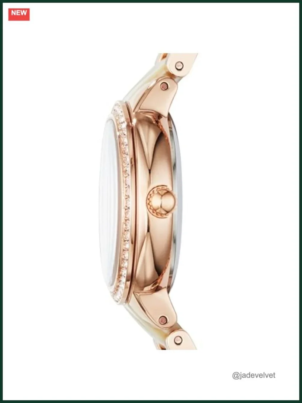 Fossil Virginia Rose Gold Stainless Steel Quartz Watch Women